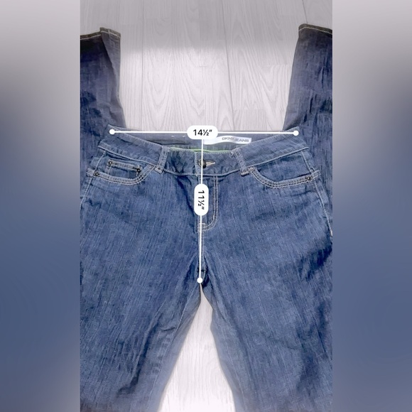 DKNY VINTAGE Y2K Women’s Long Low Rise Skinny Jeans - Picture 5 of 11